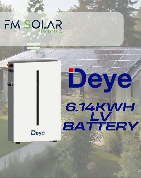 Deye 6.14kWh LV Lithium Battery