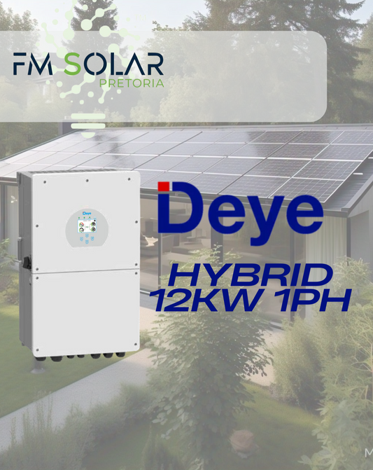 Deye 12kW Hybrid Inverter (1 Phase)
