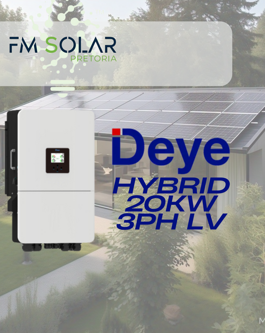 Deye 20kW Three Phase Hybrid Inverter LV