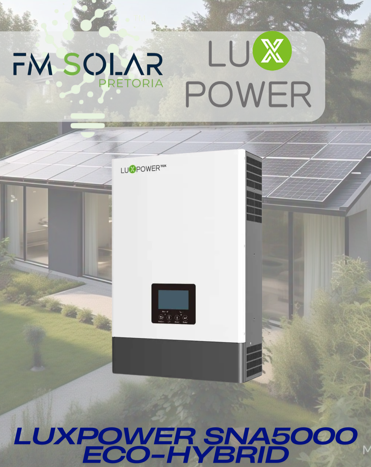 LuxPower SNA5000 eko-hibriede omskakelaar
